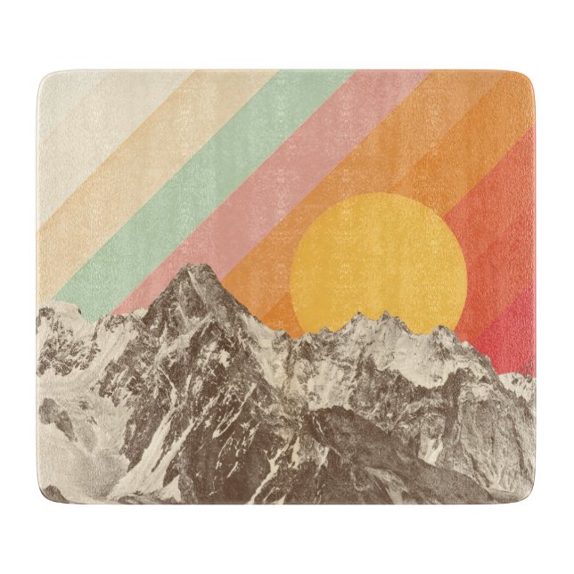 Mountainscape 1 | Florent Bodart Cutting Board (Front)