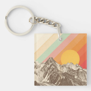 Mountainscape 1 Florent Bodart Key Ring