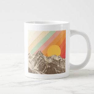 Mountainscape 1   Florent Bodart Large Coffee Mug
