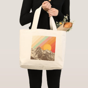 Mountainscape 1 Florent Bodart Large Tote Bag