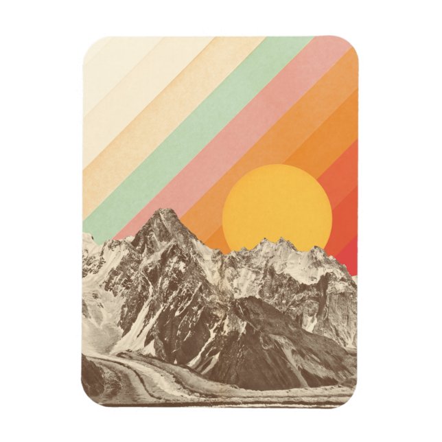 Mountainscape 1 | Florent Bodart Magnet (Vertical)
