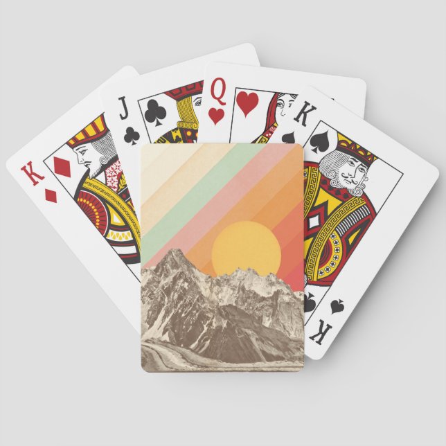Mountainscape 1 | Florent Bodart Playing Cards (Back)