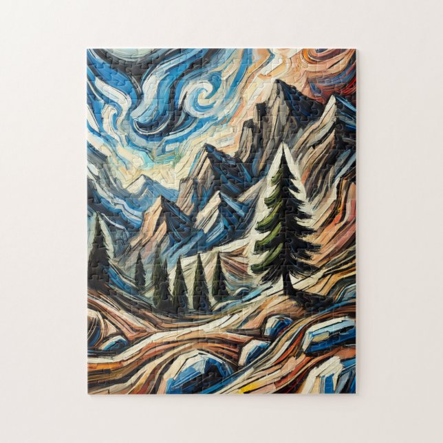 Mountainside 250 Pieces Puzzle (Vertical)