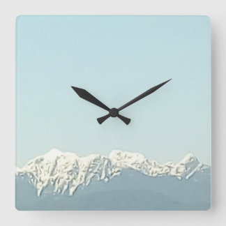 MountainTime Square Wall Clock