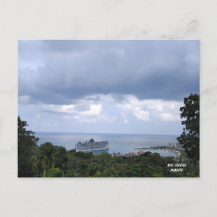 Mountaintop View of MSC in Jamaica Postcard