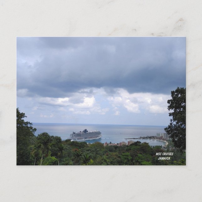 Mountaintop View of MSC in Jamaica Postcard (Front)