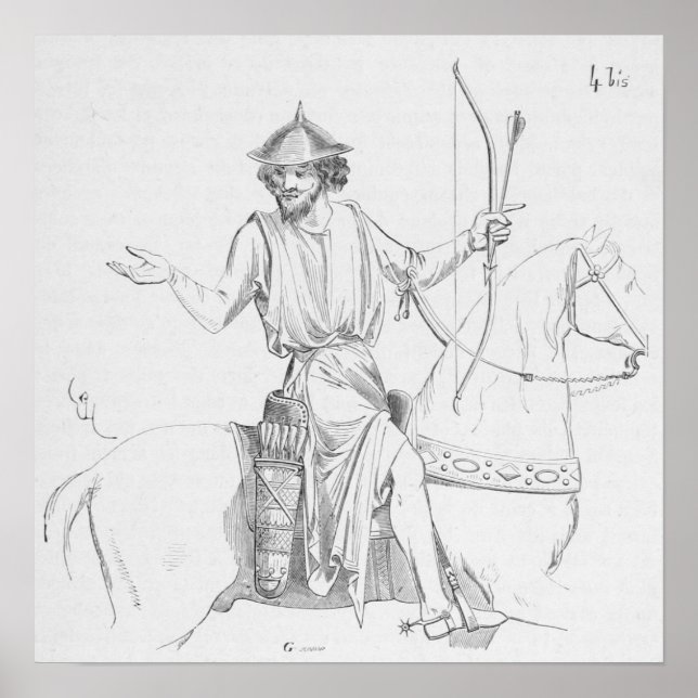 Mounted Archer Poster (Front)