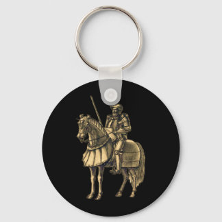 Mounted Knight Key Ring