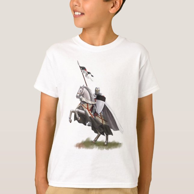 Mounted Knight Templar T-Shirt (Front)