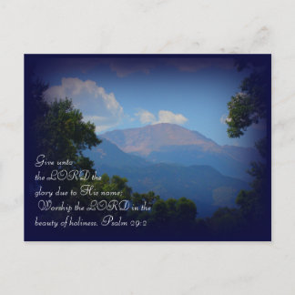 Mountian Scene Postcard