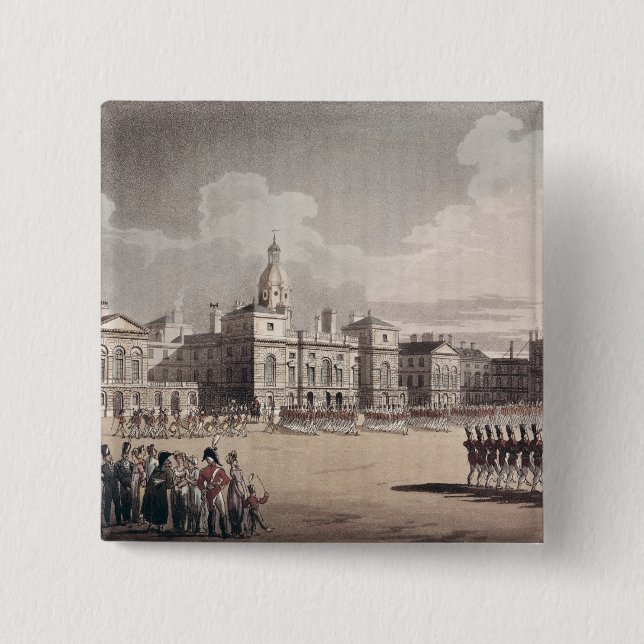 Mounting Guard at St. James's Park 15 Cm Square Badge (Front)
