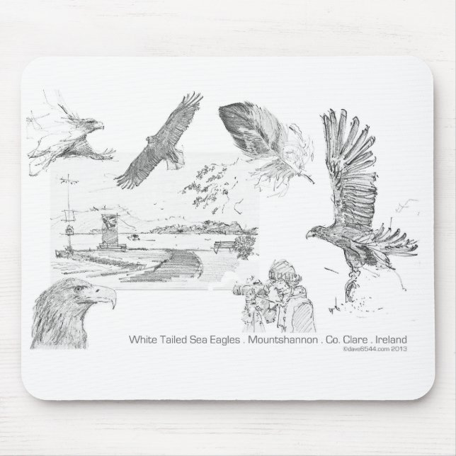 Mountshannon Eagles Mouse Mat (Front)