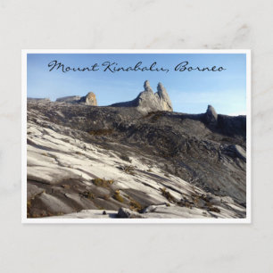 mountt kinabalu borneo postcard