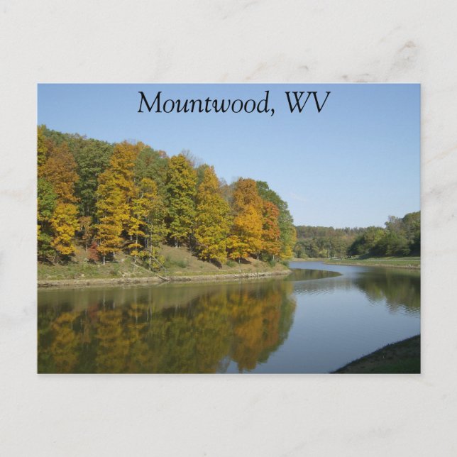 Mountwood Park in Fall Postcard (Front)