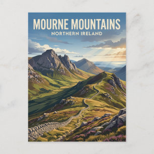 Mourne Mountains Northern Ireland Postcard
