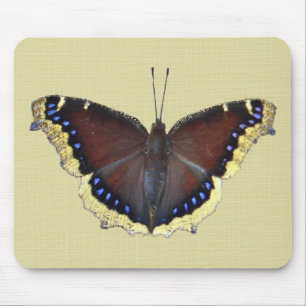 Mourning Cloak Butterfly - Nymphalis antiopa Mouse Mat