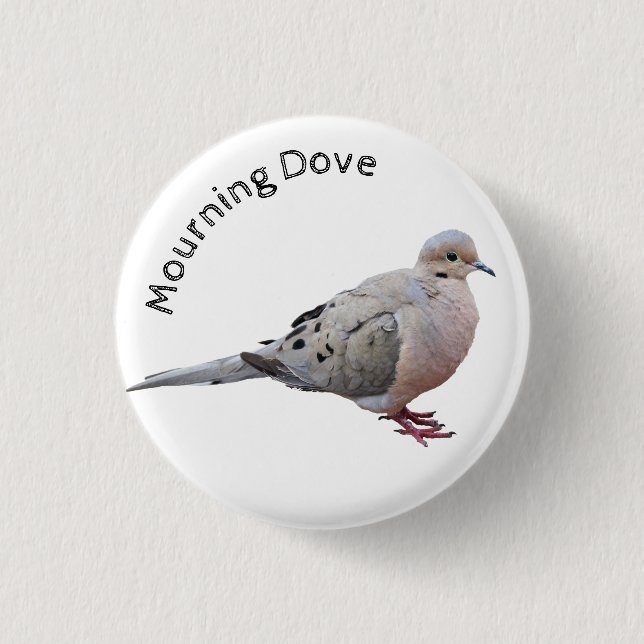 Mourning Dove 3 Cm Round Badge (Front)