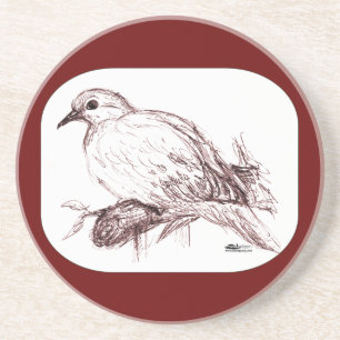 Mourning Dove Baby Coaster
