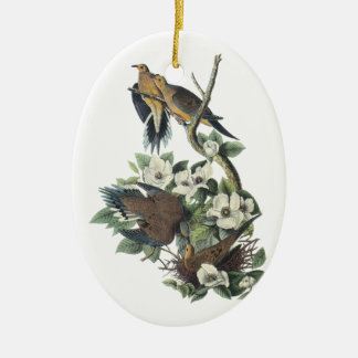 Mourning Dove, John Audubon Ceramic Tree Decoration