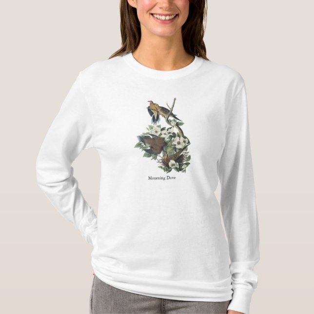 Mourning Dove, John Audubon T-Shirt (Front)
