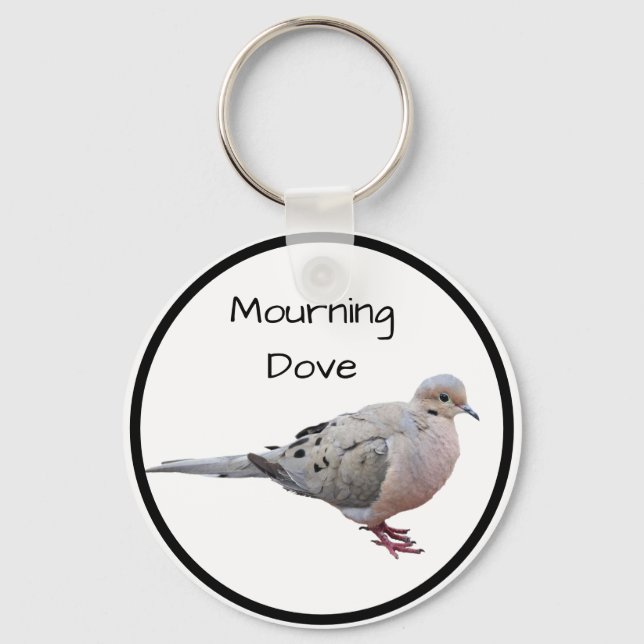 Mourning Dove Key Ring (Front)
