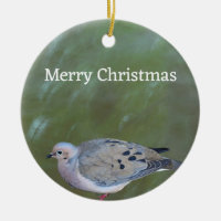 Mourning Dove Photo Ornament
