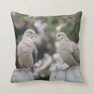 Mourning Doves Photo Cushion