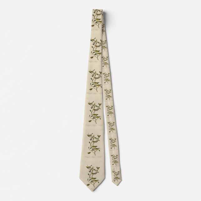 Mourning, Other Warblers, Audubon Birds of America Tie (Front)