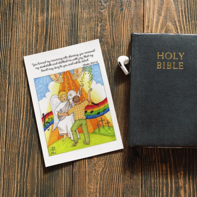 Mourning Song Inspirational Post Card (Creator Uploaded)