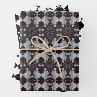 Mourning Tree Bark Patterned Bundle Wrapping Paper Sheet