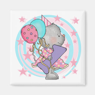 Mouse 1st Birthday T-shirts and Gifts Magnet
