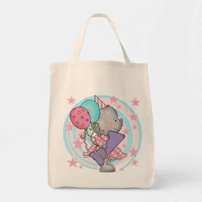 Mouse 1st Birthday T-shirts and Gifts Tote Bag (Front)