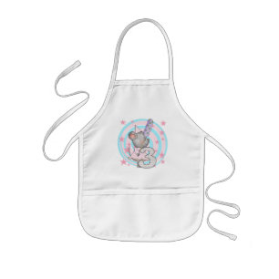 Mouse 3rd Birthday T-shirts and Gifts Kids Apron