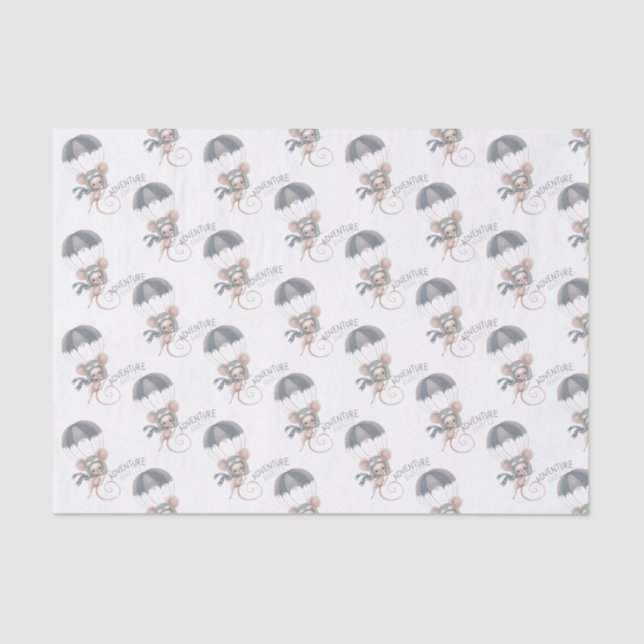 Mouse Adventure Awaits Tissue Paper  (Front)