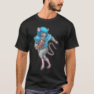 Mouse American Football Sports T-Shirt