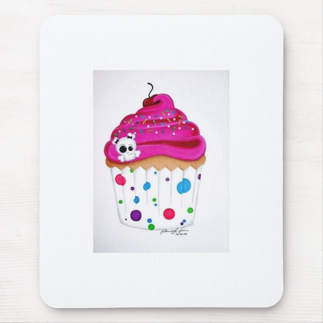 Mouse and a Cupcake Mouse Mat (Front)