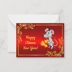 Mouse And Cheese Card