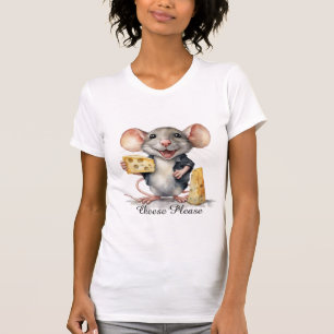 Mouse and Cheese, "Cheese Please" T-Shirt