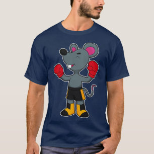 Mouse as Boxer with Boxing gloves T-Shirt