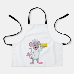 Mouse as Cook with Cheese Apron