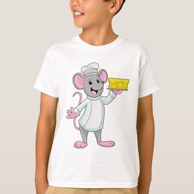 Mouse as Cook with Cheese T-Shirt (Front)