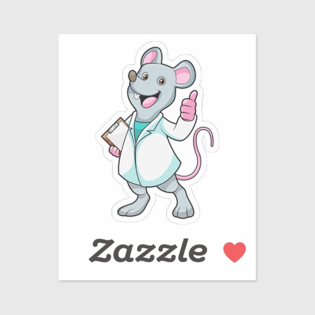 Mouse as Doctor with Doctor's coat (Sheet)