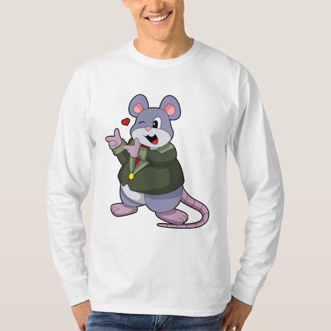Mouse as Groom with Suit T-Shirt (Front)