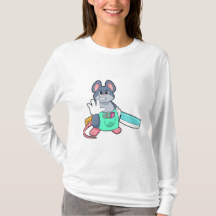 Mouse as Hairdresser with Scissors & Comb T-Shirt