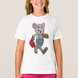 Mouse as Handyman with Toolbox T-Shirt