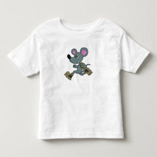 Mouse as Runner with Backpack Toddler T-Shirt