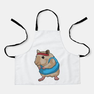 Mouse as Runner with Headband Apron