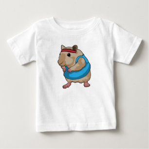 Mouse as Runner with Headband Baby T-Shirt