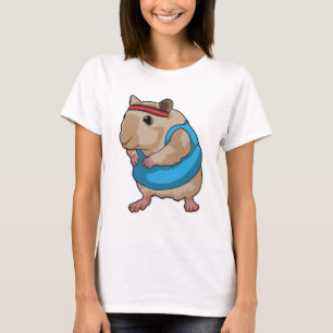 Mouse as Runner with Headband T-Shirt