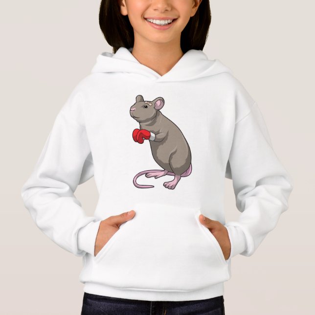 Mouse at Boxing with Boxing gloves (Front)